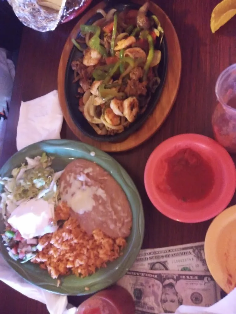 Fajita Con Camarones