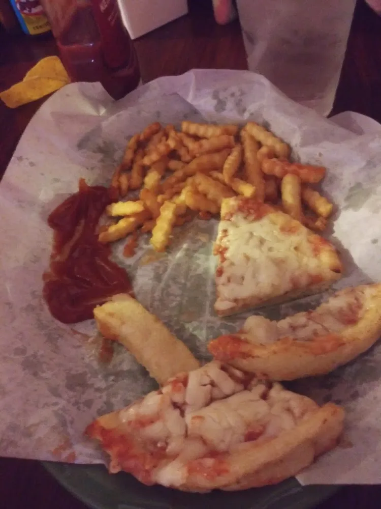 Pizza and French Fries